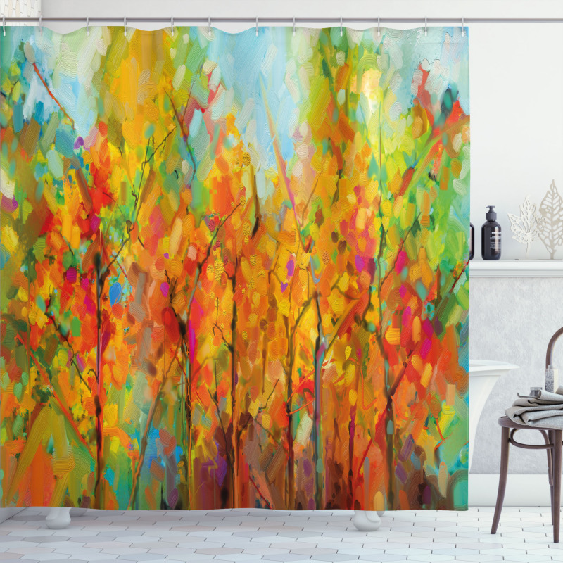 Fine Art Tree Forest Shower Curtain