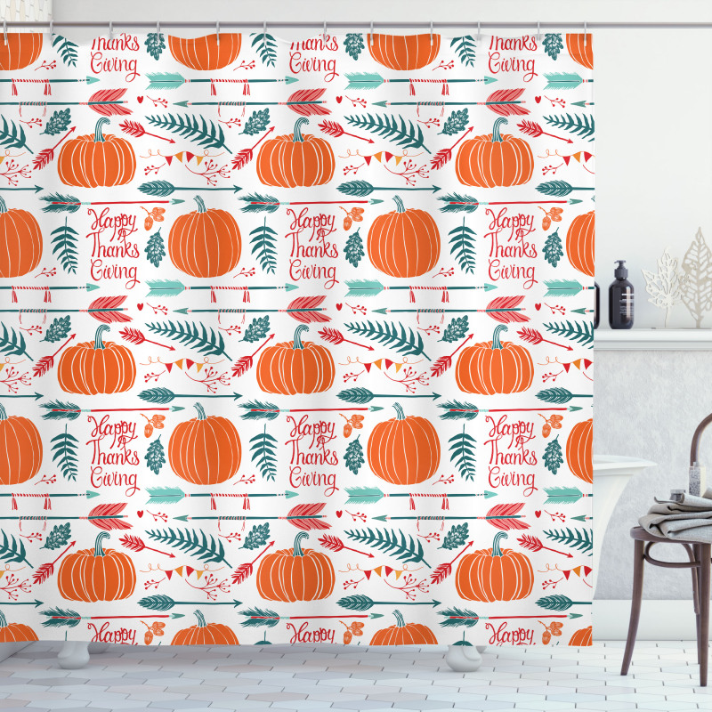 Thanksgiving Shower Curtain