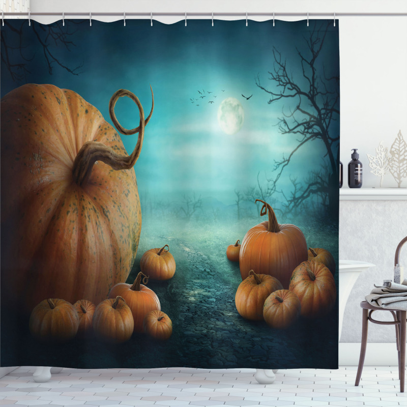Nightmare Halloween Shower Curtain