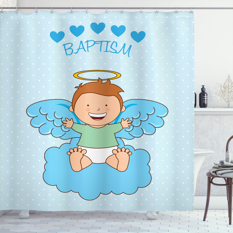 Family Love Life Joyful Shower Curtain