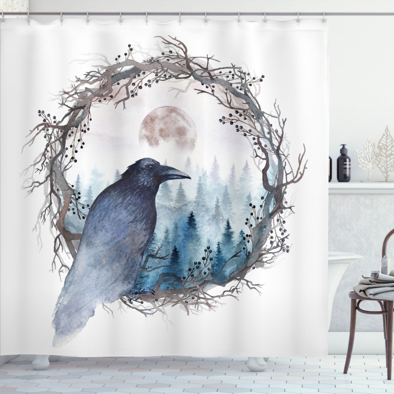 Fine Art Winter Nature Shower Curtain