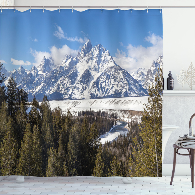 Magnificent Grand Teton Shower Curtain