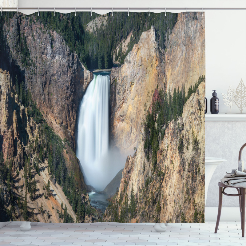 Grand Canyon of Yellowstone Shower Curtain