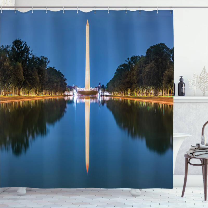 Washington Monument Photo Shower Curtain