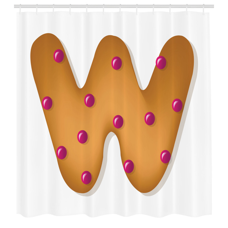 Noel Duş Perdesi W Şeklinde Dizayn Edilen Kurabiye Görseli