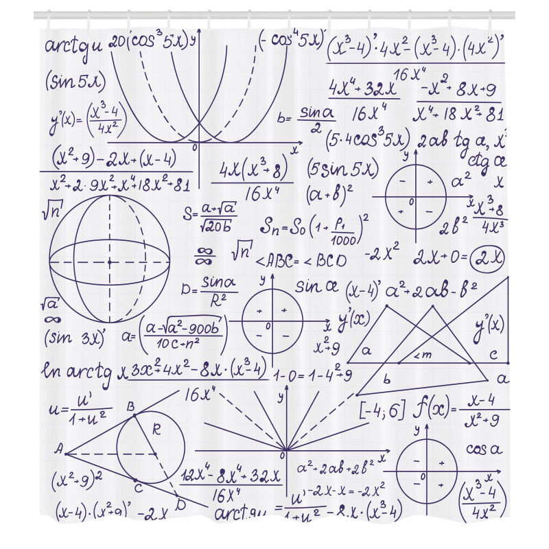 Çizgili Duş Perdesi Matematik ve Geometri