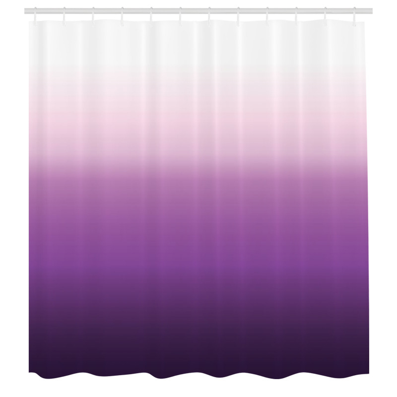 Soyut Duş Perdesi Dekoratif Mor Desenli