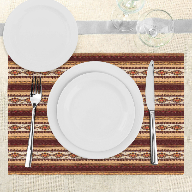 Old American Motif Place Mats