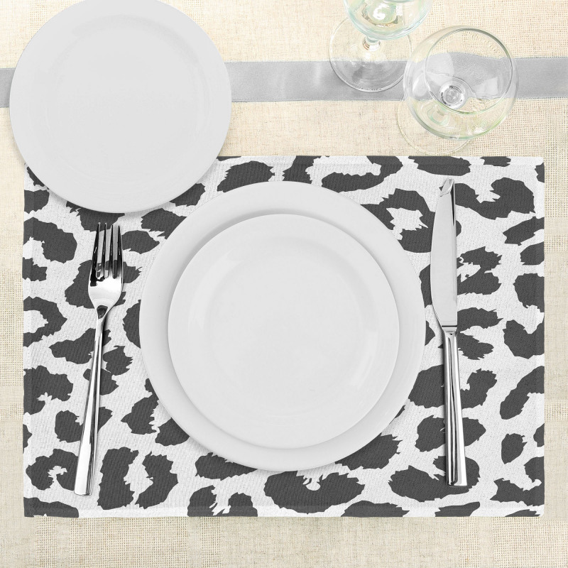 Cheetah Leopard Kiss Place Mats