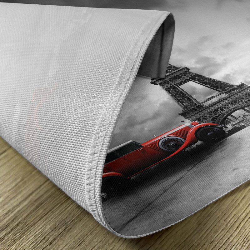 French Car Dark Clouds Place Mats