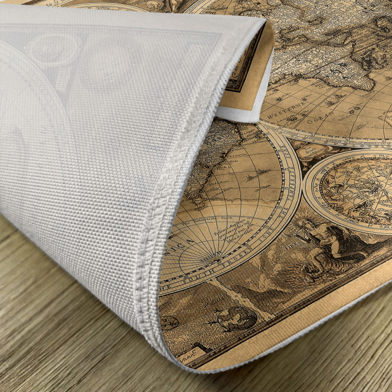 Accvrat Map of World Place Mats