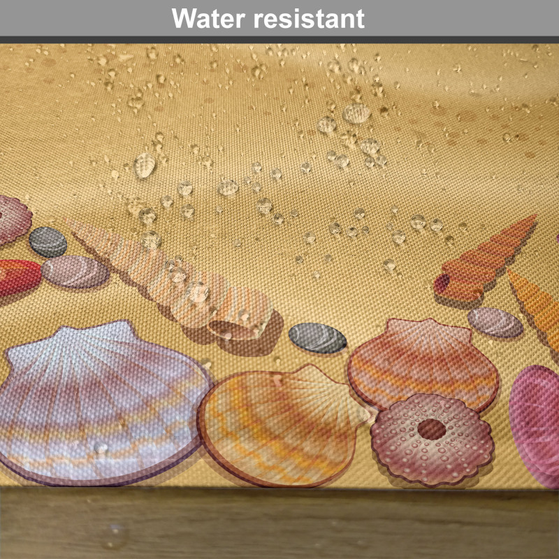 Seashell on Shore Cartoon Place Mats