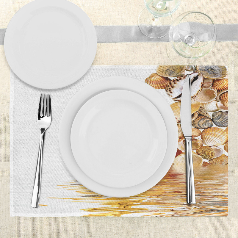 Sea Shells and Starfish Place Mats