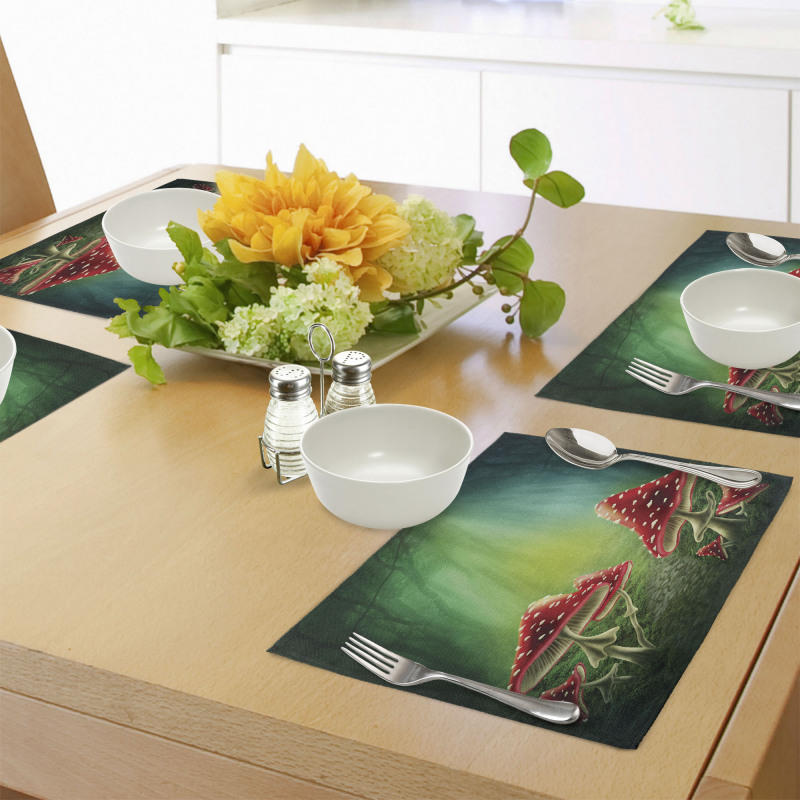 Mysterious Mushrooms Place Mats