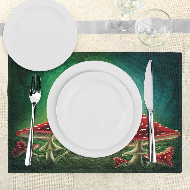 Mysterious Mushrooms Place Mats