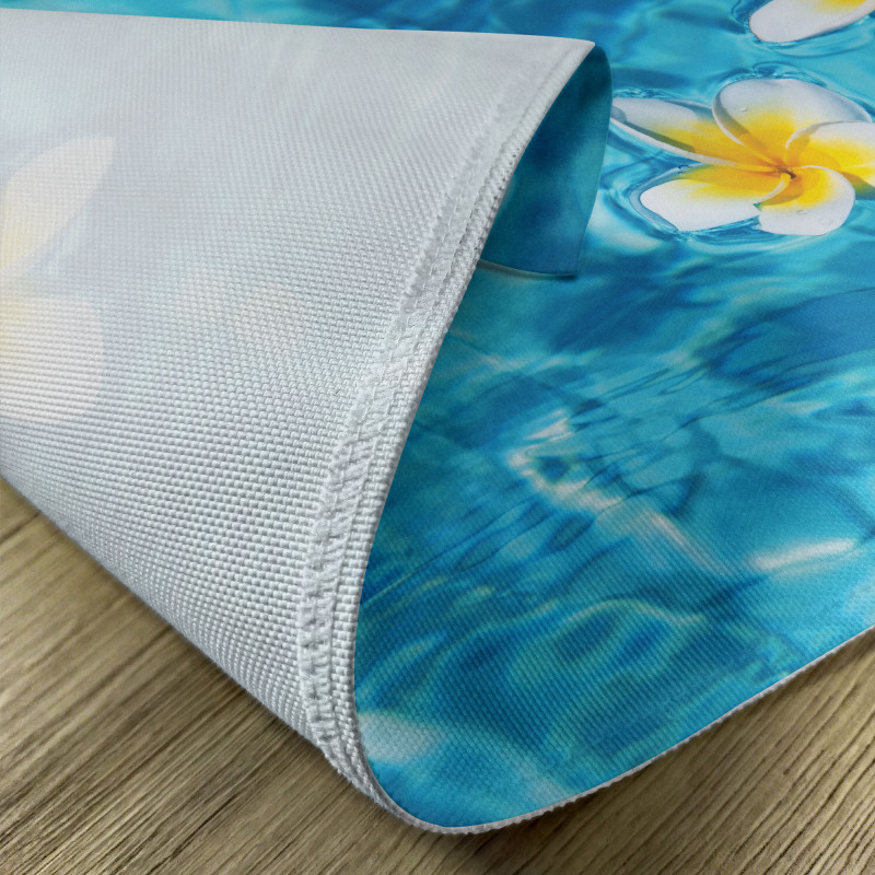 Frangipani Flower Aqua Place Mats