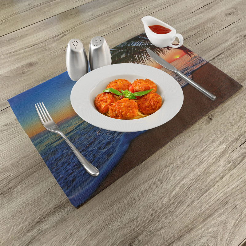 Sunrise Lanikai Beach Place Mats