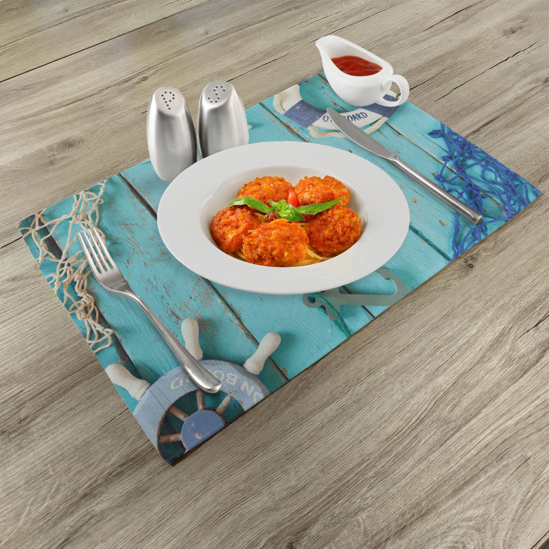 Nautical Ocean Scenery Place Mats