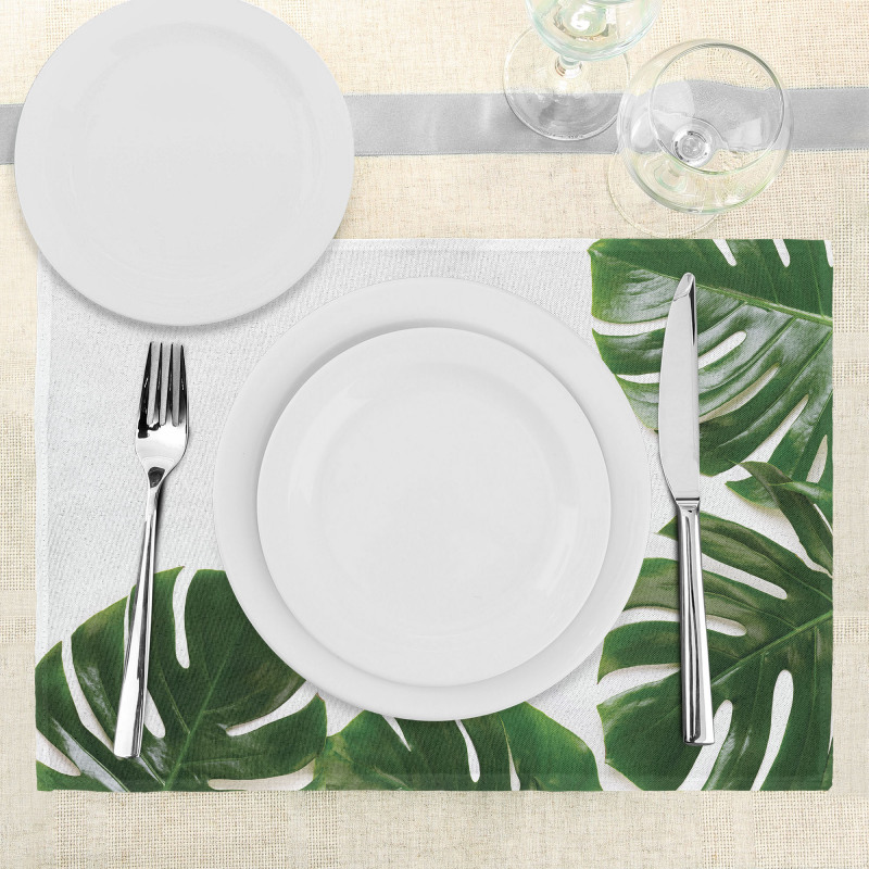 Swiss Cheese Plant Place Mats