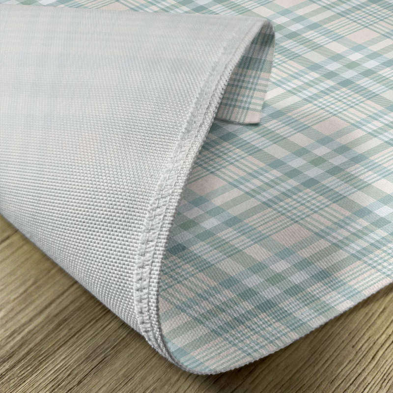 Pastel Plaid Layout Place Mats