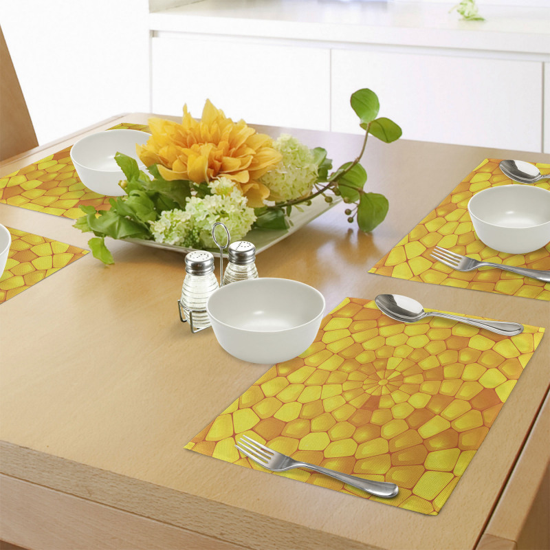 Abstract Corn Pattern Place Mats