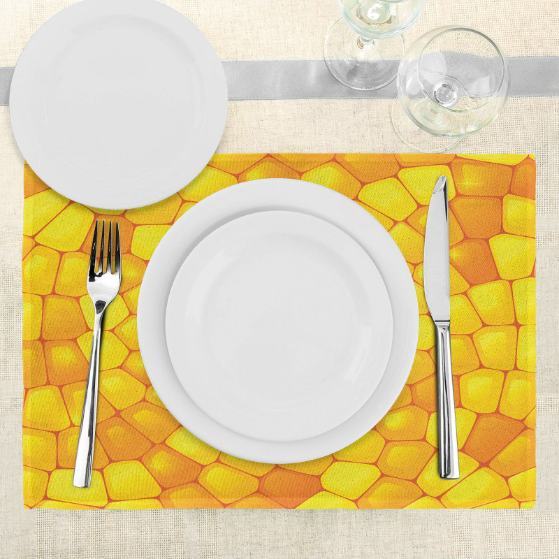 Abstract Corn Pattern Place Mats