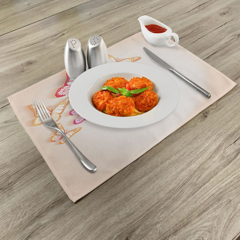 Paper Cut Image Place Mats