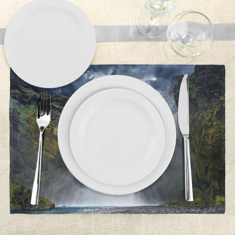 America Cliffs Scene Place Mats