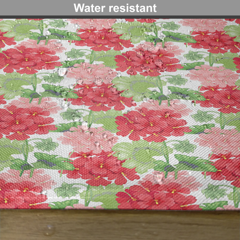 Flowers on Plain Back Place Mats