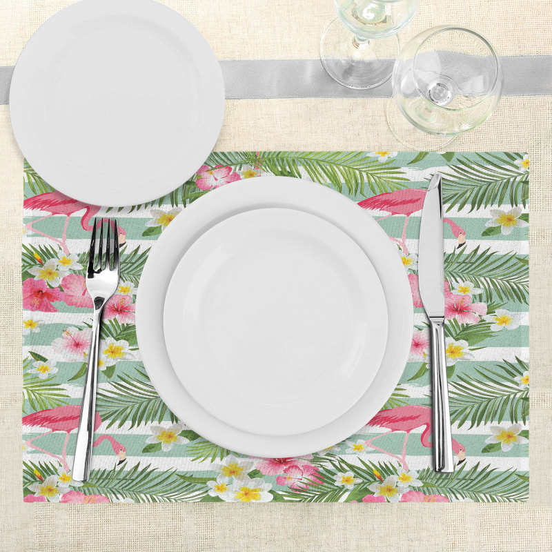 Exotic Hawaiian Leaf Place Mats