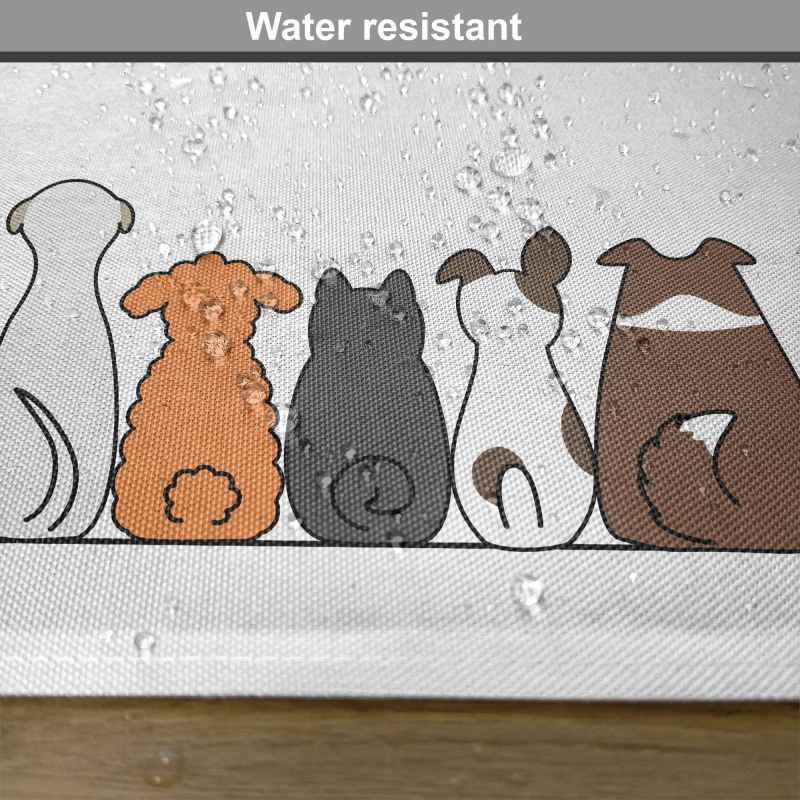 Dog Family in a Row Place Mats