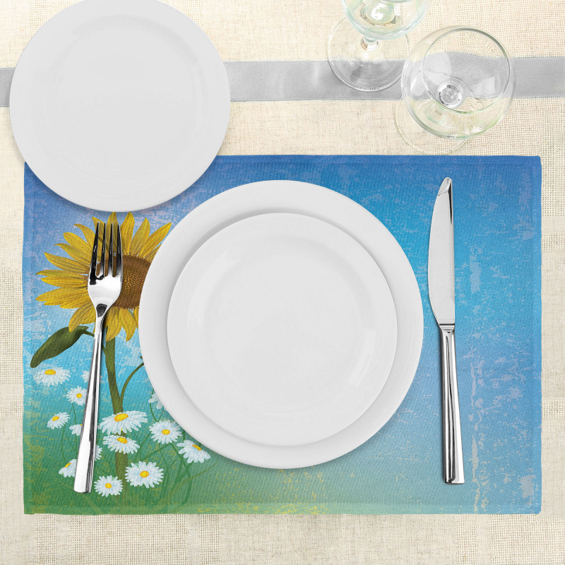 Sunflowers Chamomiles Place Mats