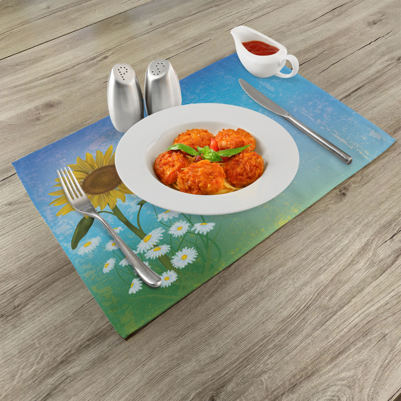 Sunflowers Chamomiles Place Mats