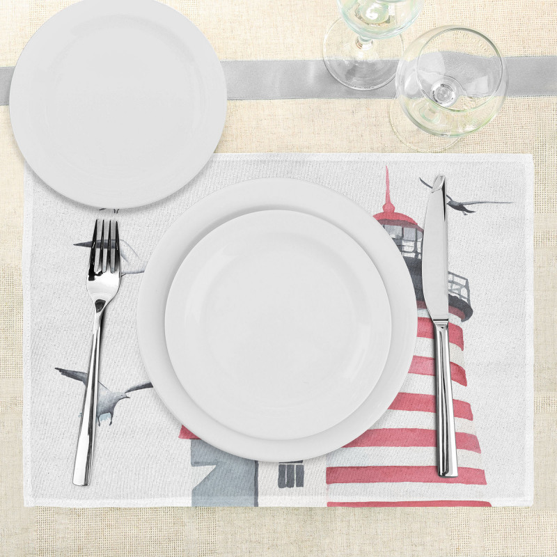 Seagulls Beach Sea Place Mats