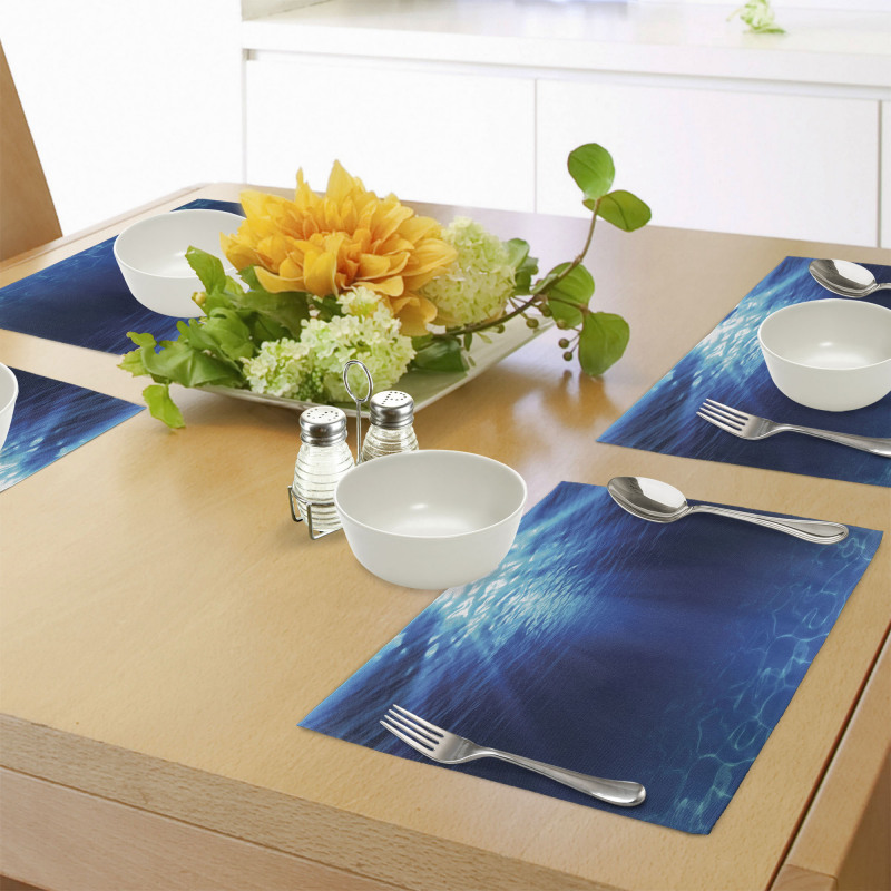 Sandy Seabed Sea Scene Place Mats