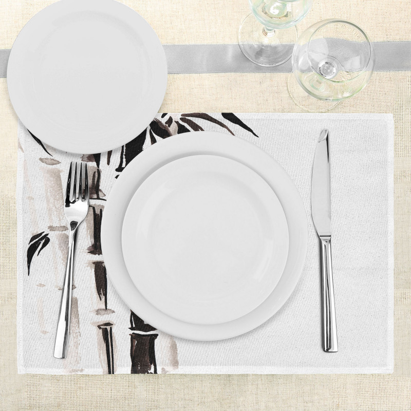 Bamboo Pattern Place Mats