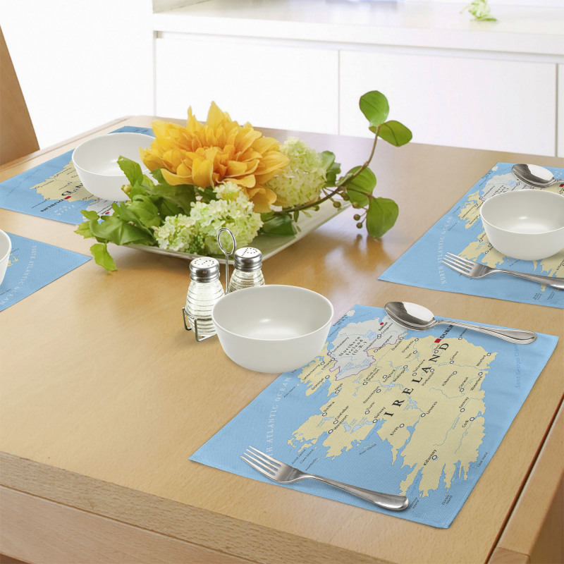 High-Detailed Mapping Place Mats