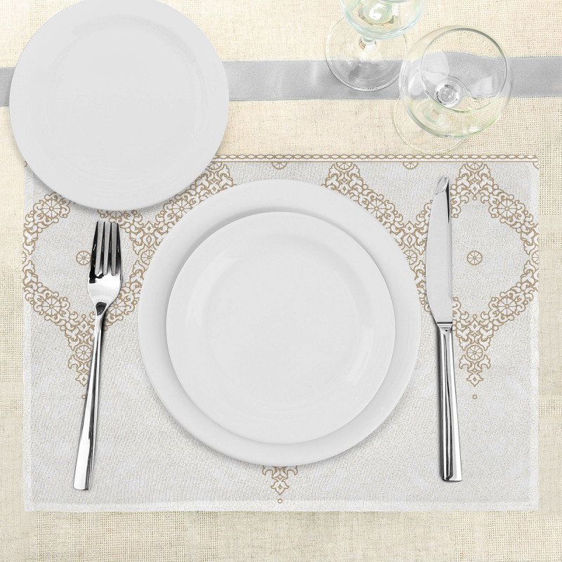 Eastern Elements Cream Place Mats