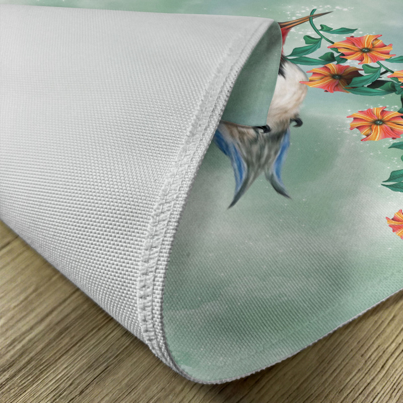 Bird with Flower Branch Place Mats