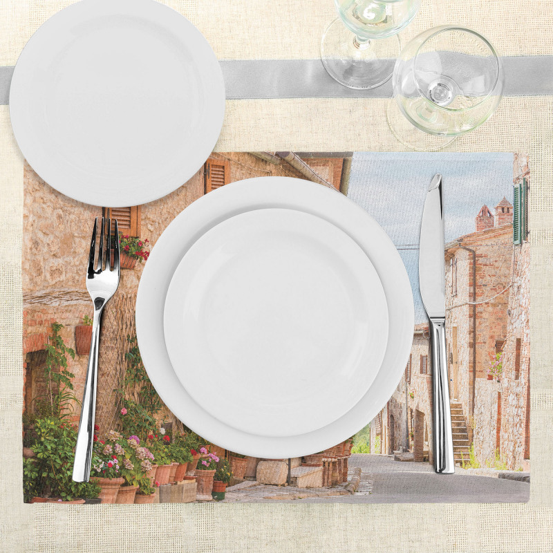 Medieval Old Village Place Mats