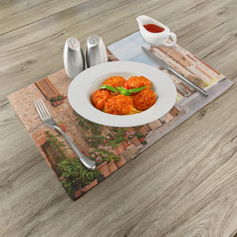 Medieval Old Village Place Mats