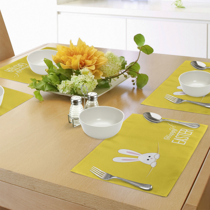 Easter Rabbit Bunny Place Mats