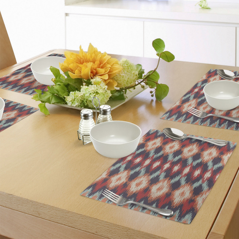 Oriental Weaving Style Place Mats