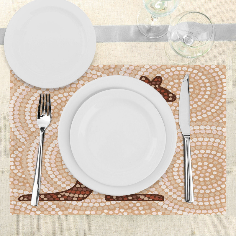 Kangaroo with Dots Place Mats