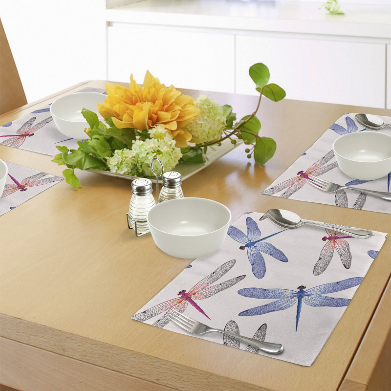 Dragonfly Wings Art Place Mats