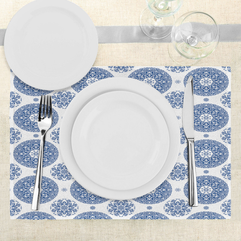 Vintage French Blue Place Mats