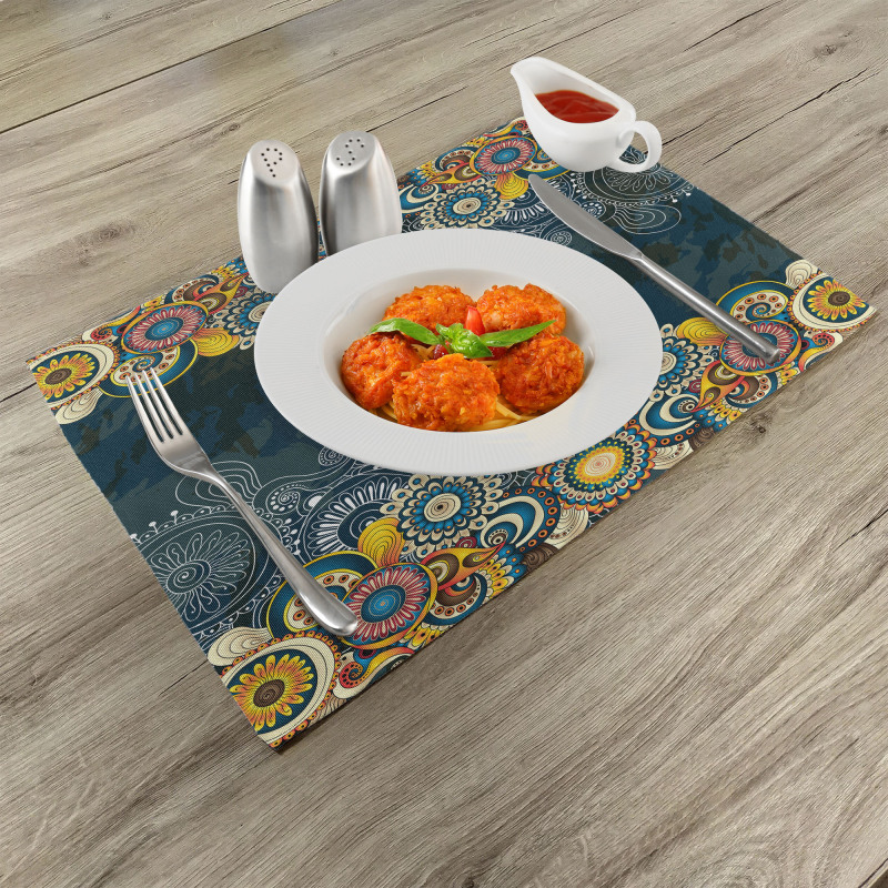 Mandala Paisley Place Mats