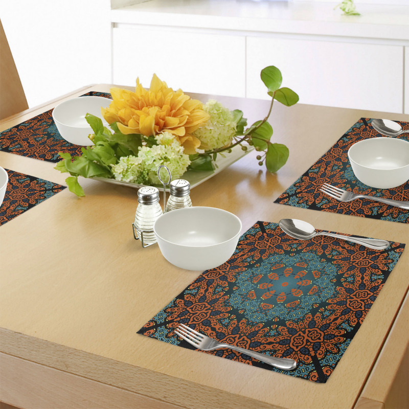 Floral Boho Hippie Place Mats