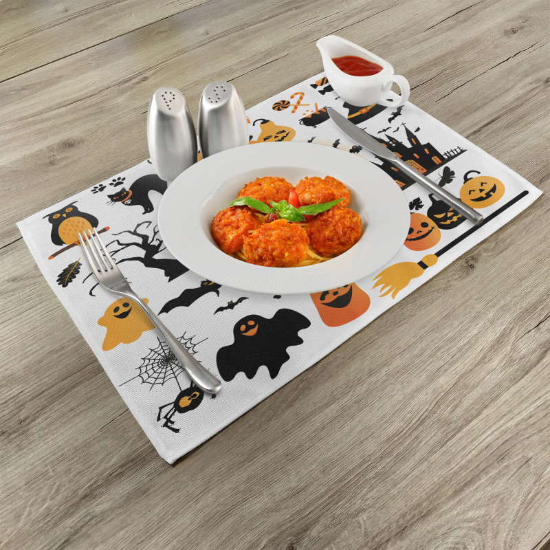 Happy Ghost Place Mats