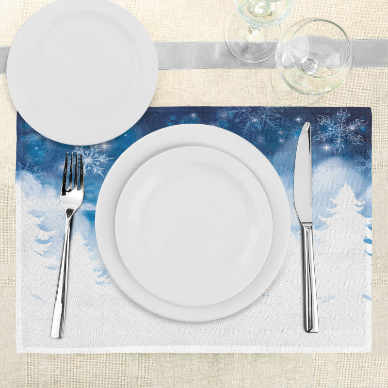 Snowflakes and Stars Place Mats